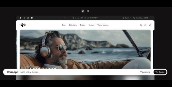 Concept Shopify Theme v5.3.1 Free Download concept shopify theme nulled free download