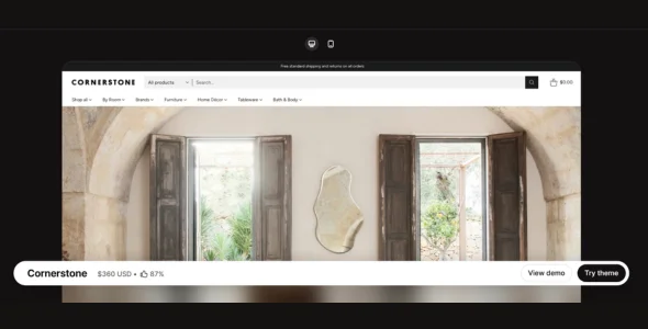 Cornerstone Shopify Theme v4.2.5 Free Download cornerstone shopify theme nulled free download