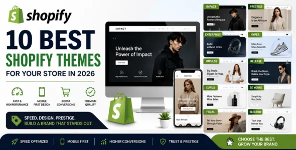 10 Best Premium Shopify Themes (Free Download) Best Premium Shopify Themes