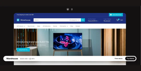 Warehouse Shopify Theme v7.0.1 Free Download warehouse shopify theme nulled free download