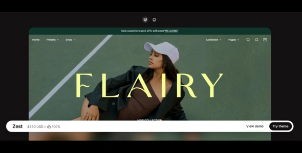 Zest Shopify Theme v9.2.0 Free Download zest shopify theme nulled