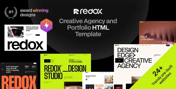 Redox HTML Template v1.0.5 Free Download Redox - Creative Agency Portfolio HTML Template nulled free download