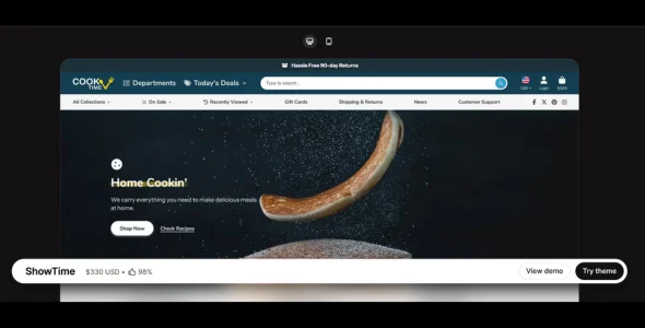 Showtime Shopify Theme v8.1.1 Free Download showtime shopify theme free download