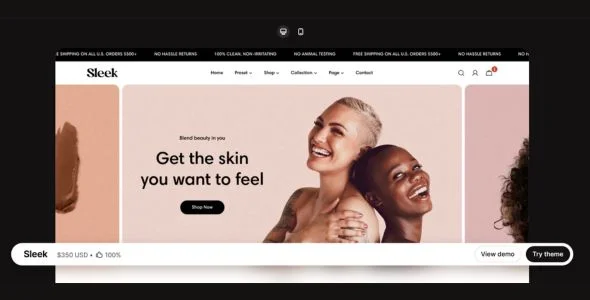 Sleek Shopify theme v2.2.0 Free Download sleek shopify theme free download