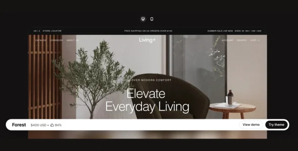 Forest Shopify Theme v2.0.5 Free Download