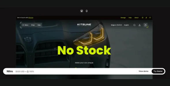 Nitro Shopify Theme v1.1.1 Free Download nitro shopify theme nulled free download