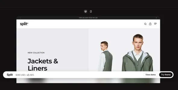 Split Shopify Theme v5.0.1 Free Download
